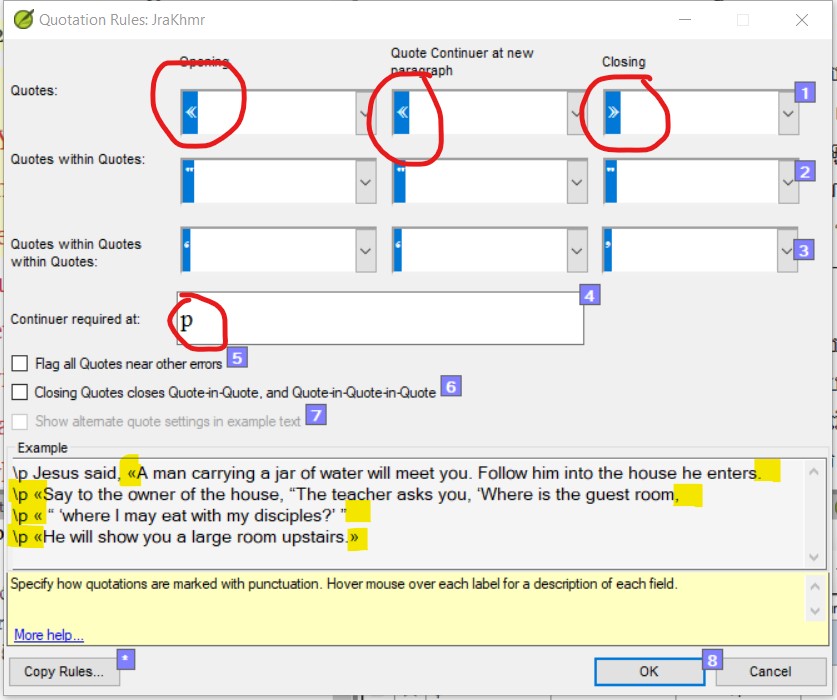 quotation rules