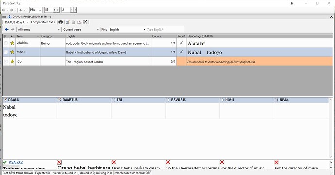Screenshot Project Biblical Terms